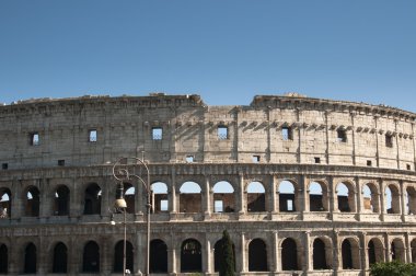 Güzel güneşli bir günde, İtalya Roma Colosseum