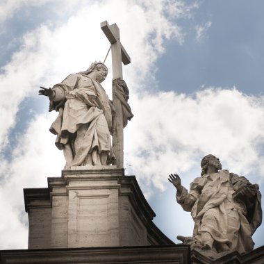 Kutsal bazilika çapraz Kudüs'te. Roma
