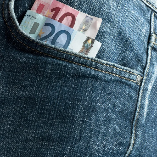 Pengar som euron — Stockfoto