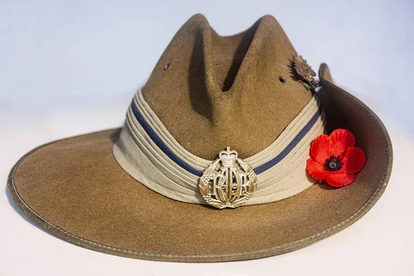 Royal Australian Air Force Raaf Din 1980 Săpa Pălărie Ornamente — Fotografie, imagine de stoc