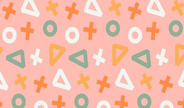 soyut şekiller geometrik nesneler sanat arka planı duvar, reklam, baskı ve kapak resimlerinde kullanılabilir