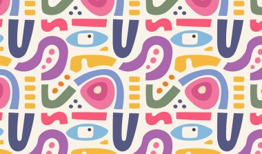 soyut şekiller geometrik nesneler sanat arka planı duvar, reklam, baskı ve kapak resimlerinde kullanılabilir