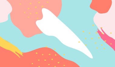 soyut şekiller geometrik nesneler sanat arka planı duvar, reklam, baskı ve kapak resimlerinde kullanılabilir