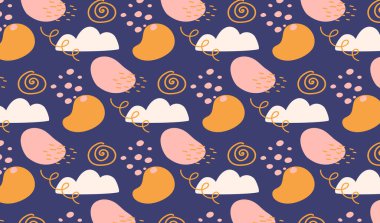 soyut şekiller geometrik nesneler sanat arka planı duvar, reklam, baskı ve kapak resimlerinde kullanılabilir