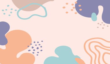 soyut şekiller geometrik nesneler sanat arka planı duvar, reklam, baskı ve kapak resimlerinde kullanılabilir