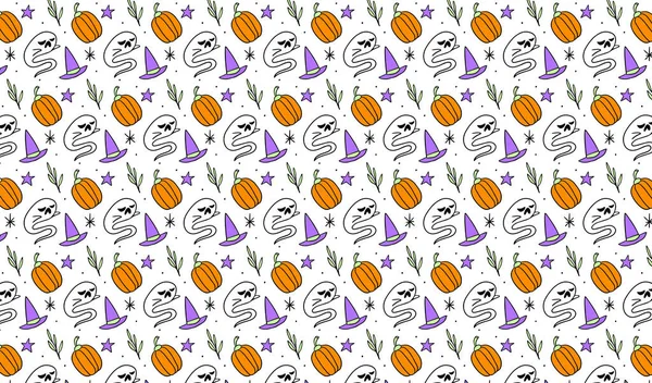 Feliz Banner Halloween Fondo Invitación Fiesta Vector Ilustración Ideal Para — Archivo Imágenes Vectoriales