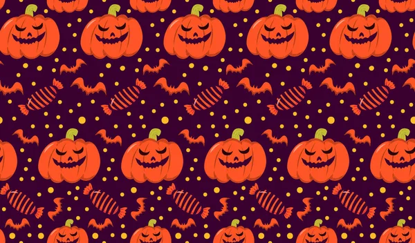 Glad Halloween Banner Eller Fest Inbjudan Bakgrund Vektor Illustration Idealisk — Stock vektor