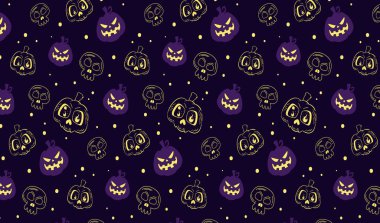 Cadılar Bayramı bayrağınız kutlu olsun ya da parti davetiyesi geçmişiniz. Pankart, web, başlık, kapak, reklam panosu, broşür, sosyal medya, iniş sayfası için vektör illüstrasyonu ideal