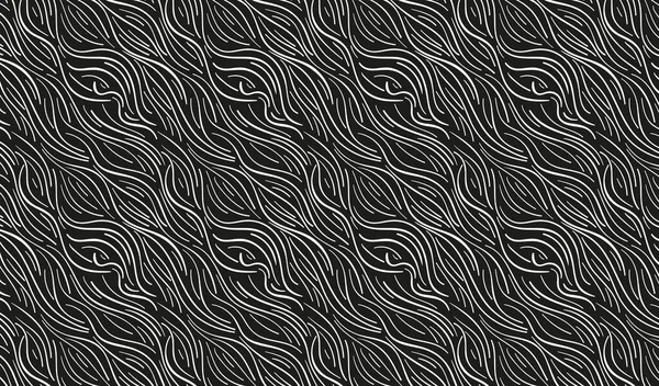 asgari soyut arkaplan. Dalgalı çizgiler. Optik sanat, opart çizgili. Modern dalgalar, geometrik çizgiler, vektör reklam, pazarlama, sunum için kullanılabilir.