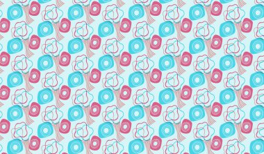 soyut şekiller geometrik nesneler sanat arka planı duvar, reklam, baskı ve kapak resimlerinde kullanılabilir