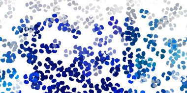 Soyut biçimlere sahip açık mavi vektör şablonu. Soyut tarzda renkli şekilli bir illüstrasyon. Reklamlarınız için modern tasarım.