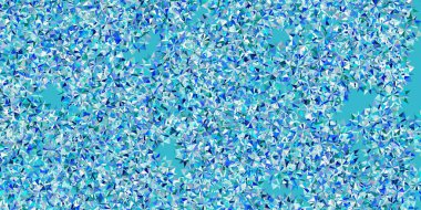 Renkli kar taneleriyle açık mavi vektör deseni. Kar elementlerinin Xmas tarzında rengarenk çizimi. Yeni yıl web siteleri deseni.