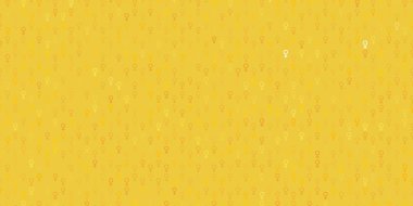 Açık gri vektör şablonu ve iş kadını işaretleri. Modern stilde eğilim gösteren renkli feminizm sembolleri. Kadınların gücünü göstermek için en iyi tasarım..