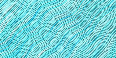 Wry çizgileri ile hafif BLUE vektör şablonu. Yaylı basit bir şekilde gradyan çizimi. Kullanıcı Arayüzü tasarımınız için şablon.