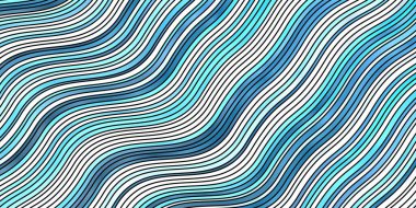 Kıvrımlı hafif Mavili vektör arkaplanı. Eğri çizgileri olan renkli çizimler. Kullanıcı Arayüzü tasarımınız için şablon.