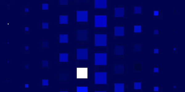 Mörk Blå Vektor Bakgrund Med Rektanglar Abstrakt Illustration Med Rektangulära — Stock vektor