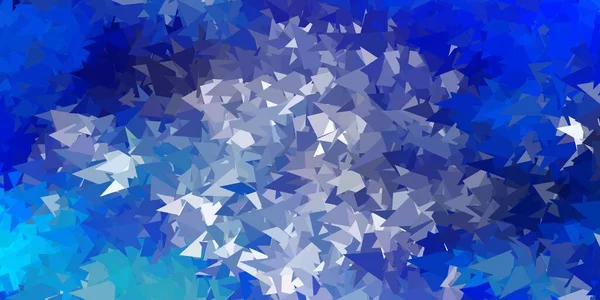 Hellblaues Vektor Abstraktes Dreieck Muster Moderne Abstrakte Illustration Mit Polygonalen — Stockvektor