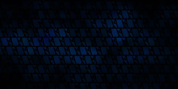 Dunkelblaues Vektorlayout Mit Linien Dreiecken Dreiecke Auf Abstraktem Hintergrund Mit — Stockvektor