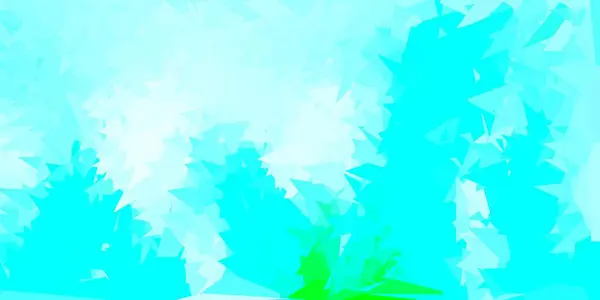 Světle Modrý Zelený Vektor Abstraktní Trojúhelník Pozadí Nové Barevné Ilustrace — Stockový vektor