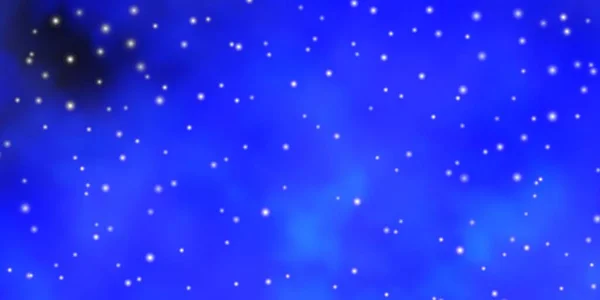 Patrón Vectorial Azul Oscuro Con Estrellas Abstractas Ilustración Abstracta Geométrica — Vector de stock