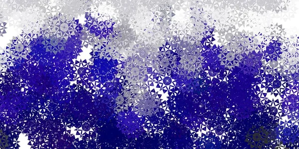 Light Gray Vector Template Ice Snowflakes Gradient Colorful Illustration Snow — Stock Vector