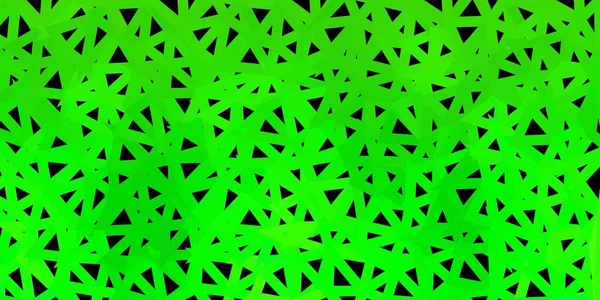 Tmavě Zelený Vektorový Abstraktní Trojúhelníkový Vzor Nové Barevné Ilustrace Tvary — Stockový vektor