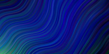 Koyu mavi, fiyonklu yeşil vektör arkaplan.