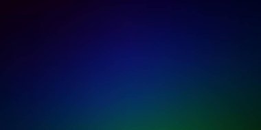 Koyu mavi, yeşil vektör bulanık şablon. Görüntü stili ve gradyanı olan yeni renkli çizimler. Uygulama tasarımınız için temel.