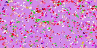 Açık pembe, soyut şekilli yeşil vektör deseni. Soyut tarzda, gradyan formlarda basit tasarım. Duvar kağıdı seti için zarif tasarım.