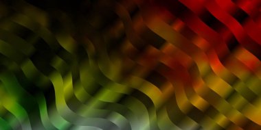 Açık Mavi, Wry çizgileri olan yeşil vektör deseni.