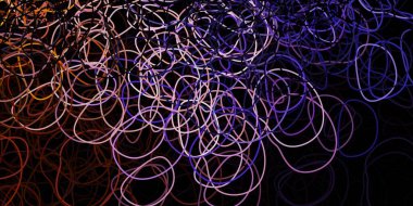 Soyut şekilli koyu pembe, sarı vektör şablonu. Basit gradyan şekilli renkli bir çizim. İşiniz için akıllı tasarım.