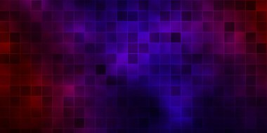 Koyu mavi, kırmızı vektör dokusu dikdörtgen biçiminde. Soyut tarzda dikdörtgenleri olan modern tasarım. Cep telefonları için şablon.