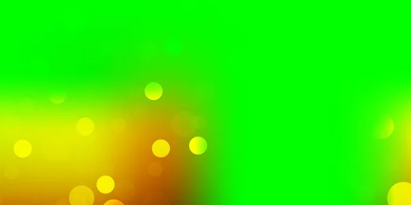 Темний Багатобарвний Векторний Фон Бульбашками Ілюстрація Набором Блискучих Барвистих Абстрактних — стоковий вектор