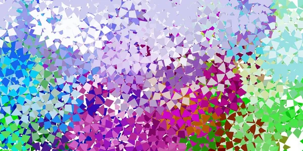 Lichtblauwe Vectorachtergrond Met Driehoeken Glitter Abstracte Illustratie Met Driehoekige Vormen — Stockvector
