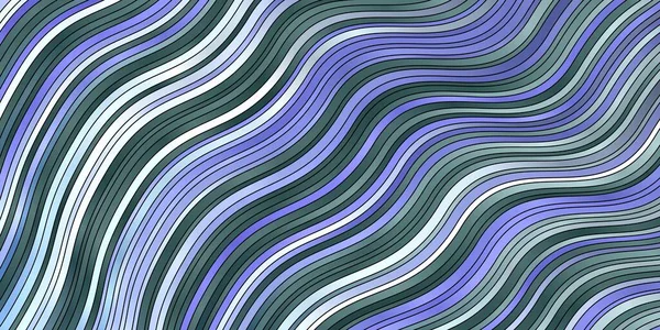 Fond Vectoriel Bleu Clair Avec Lignes Courbes — Image vectorielle