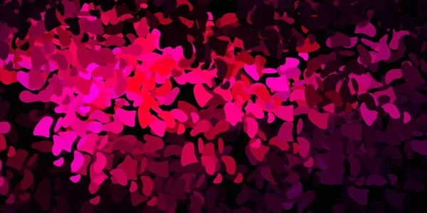 Sötét Rózsaszín Vektor Sablon Absztrakt Formákkal Színes Absztrakt Formák Lejtővel — Stock Vector
