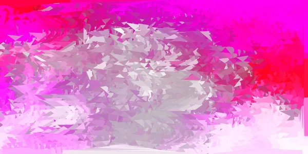 Ανοιχτό Ροζ Διανυσματικό Πολυγωνικό Φόντο Ψηφιδωτή Πολύχρωμη Απεικόνιση Τρίγωνο Έννοια — Διανυσματικό Αρχείο