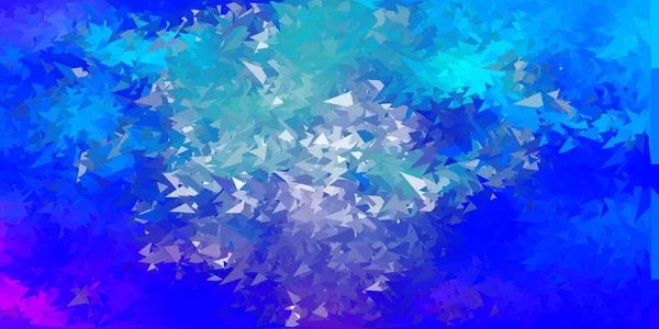 Світло Рожевий Синій Векторний Багатокутний Фон Розумна Ілюстрація Стилі Фацета — стоковий вектор