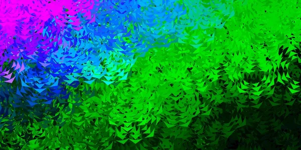 Vaaleansininen Vihreä Vektori Tausta Kolmiot Moderni Abstrakti Kuvitus Värikkäillä Kolmioilla — vektorikuva