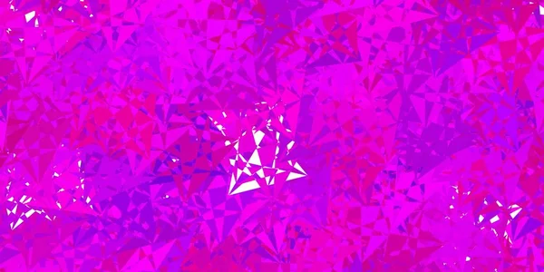 Textura Vectorială Violet Închis Triunghiuri Aleatorii Ilustrație Abstractă Inteligentă Forme — Vector de stoc