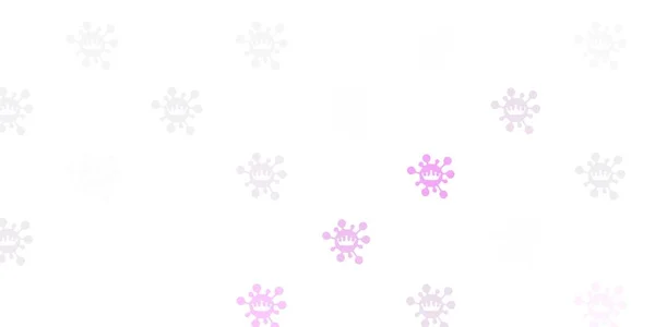 Светло Фиолетовый Векторный Фон Сизолами Ковид Красочная Абстрактная Иллюстрация Градиентными — стоковый вектор