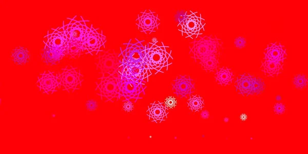 Světle Fialová Růžová Vektorová Textura Memphiskými Tvary Moderní Abstraktní Ilustrace — Stockový vektor