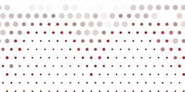 Lekeli kırmızı vektör arkaplanı. Basit gradyan arkaplandaki soyut renkli diskler. Broşürler, broşürler için desen.