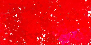 Koyu kırmızı vektör geometrik çokgen tasarım. Değişken üçgenli renkli soyut çizimler. İşiniz..