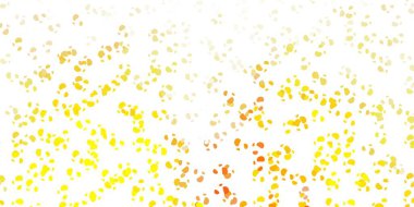 Soyut şekilli açık sarı vektör deseni. Basit bir şekilde gradyan olan renkli soyut biçimler. Web siteniz için basit illüstrasyon.
