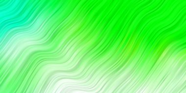 Wry çizgileri ile Açık Yeşil vektör arkaplanı.