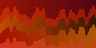 Eğri çizgileri olan ışık çokrenkli vektör şablonu. Renkli çizgilerle dairesel çizimler. İş tanıtımınız için tasarım.