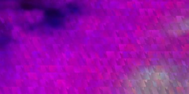 Çizgileri ve üçgenleri olan açık pembe vektör düzeni. Üçgenli soyut gradyan çizimi. Web siteleri için desen.