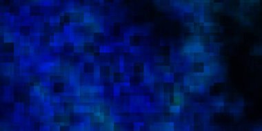 Koyu pembe, çizgileri, dikdörtgenleri olan mavi vektör düzeni. Dikdörtgen şekilli yeni soyut illüstrasyon. Reklamınız, posteriniz, afişiniz için en iyi tasarım.