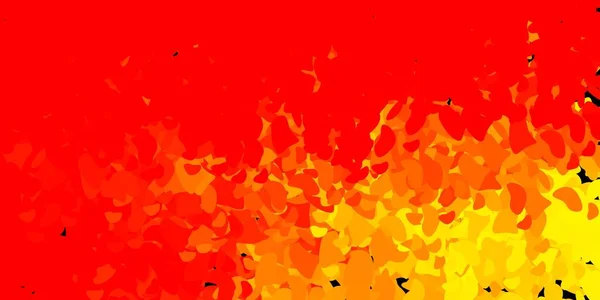 Светло Красный Желтый Вектор Искушают Формы Красочная Иллюстрация Простыми Градиентными — стоковый вектор